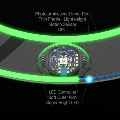 TOSY LED Flying Ring Frisbee - 2-Pack