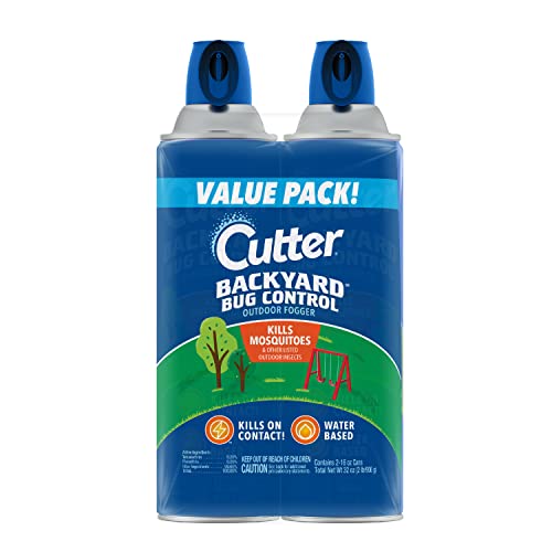 2 Pack Cutter Backyard Bug Control Fogger 16 Ounce