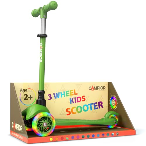 Campior Adjustable 3 Wheel Kids Scooter with Lights