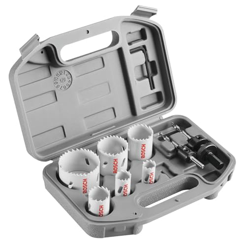 9 Piece Bosch Bi-Metal General Purpose Hole Saw Kit