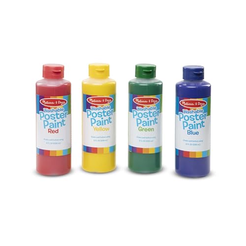 Melissa & Doug Washable Poster Paint Set 4 Pack