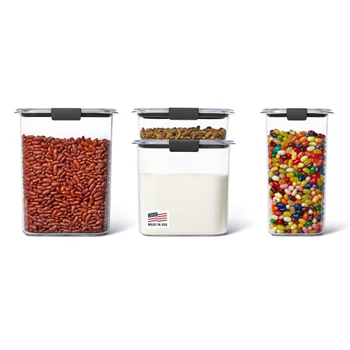 8 Piece Rubbermaid Brilliance Pantry Food Storage Containers