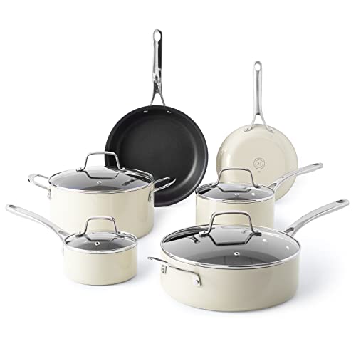 10 Piece Martha Stewart Nonstick Aluminum Cookware Set