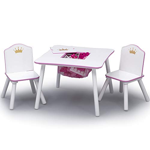 Delta Children Princess Crown Kids Table and Chair Set