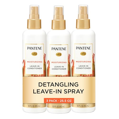 3 Pack Pantene Leave-In Conditioning Detangler Spray 8.5oz