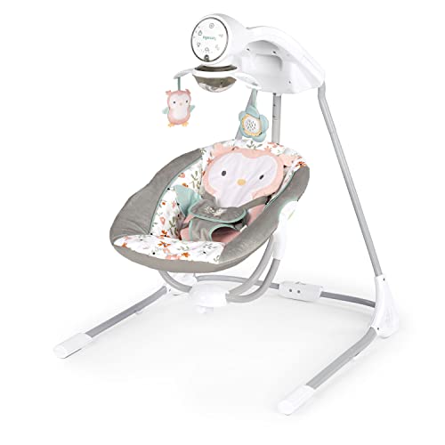 Ingenuity InLighten 5-Speed Baby Swing with Lights
