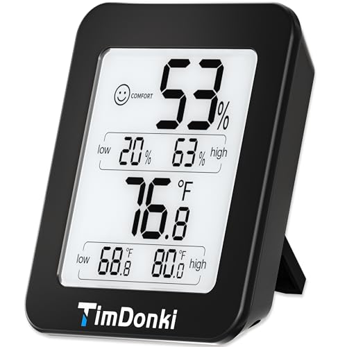 Digital Hygrometer Indoor Thermometer with Max Min Records