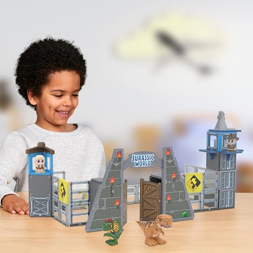 Jurassic World Magnetic Building Set with Figures