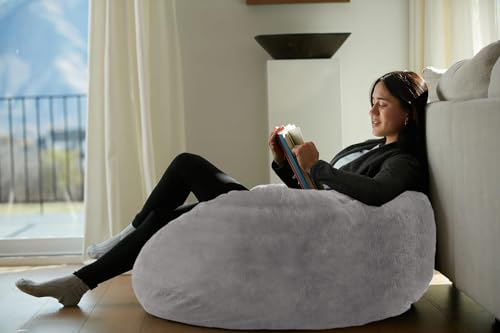 Sofa Sack Memory Foam Bean Bag Chair - Gray