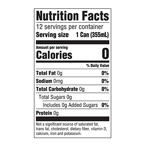 Amazon Fresh Sparkling Water, 12 Fl Oz Cans