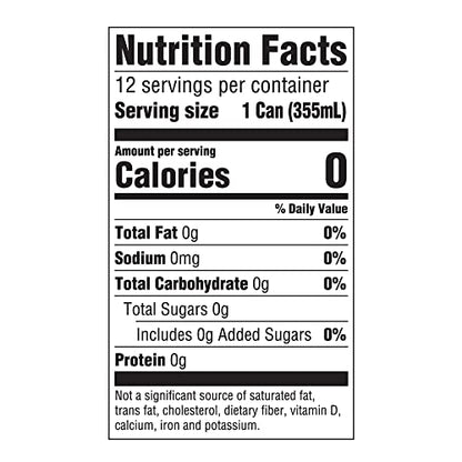 Amazon Fresh Sparkling Water, 12 Fl Oz Cans