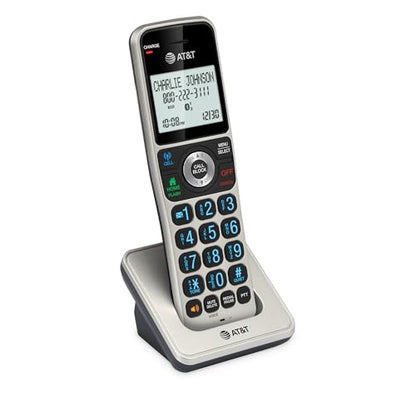 AT&T BL3107-5 5-Handset DECT 6.0 Cordless Home Phone with Bluetooth, Answering System, Smart Call Blocker, Extended Range,2" Backlit Screen, Lighted Keypad with Big Buttons, Caller ID & Call logs