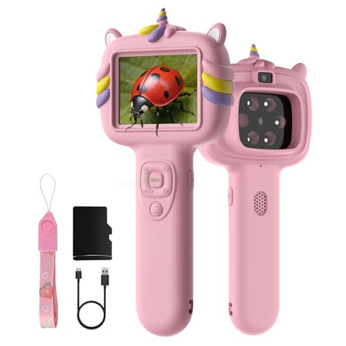 Kids Digital Microscope Camera with Screen and Autofocus