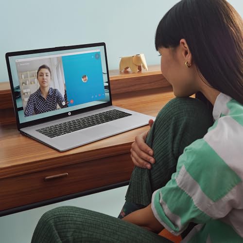 HP 17.3 inch Laptop, HD+ Display, Intel Core 3 100U, 8 GB RAM, 256 GB SSD, Intel Graphics, Windows 11 Home, 17-cn4010nr (2024)