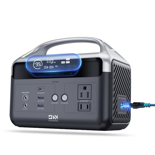 56000mAh Portable Power Station, 300W AC Battery Backup
