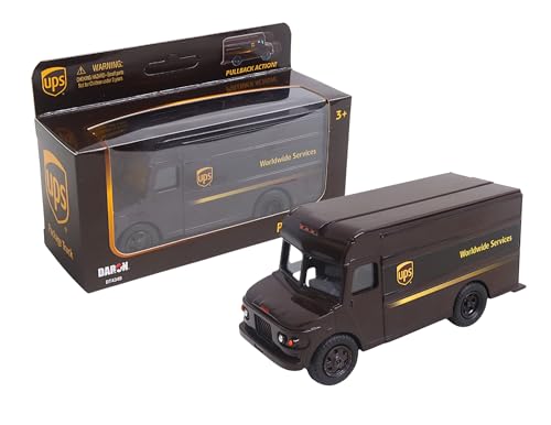 Daron UPS Pullback Package Delivery Truck Toy
