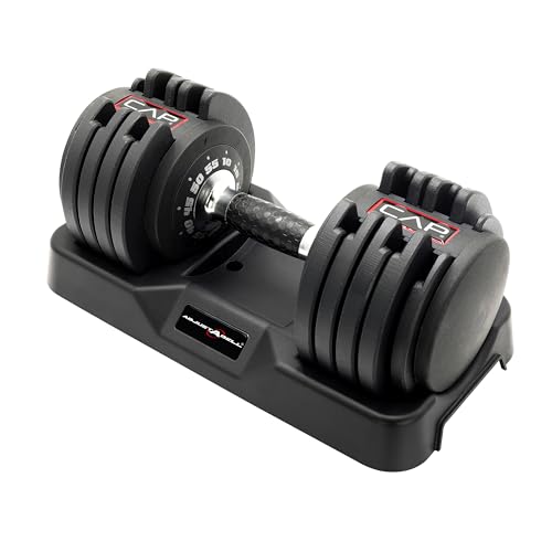 55lb Adjustable Single Dumbbell