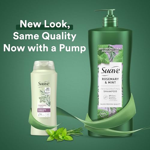 UPDATE: DEAD ❗ UPDATE Suave Professionals Invigorating Shampoo for Dry and Damaged Hair Rosemary and Mint Paraben free and Dye free Hair 28 fl oz