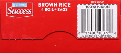 Success Boil-in-Bag Brown Rice, 14-Ounce Box