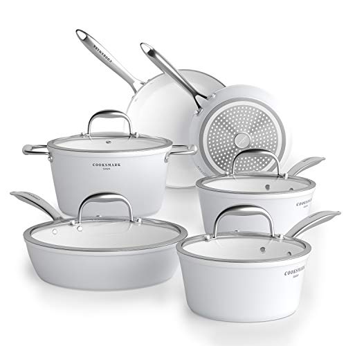 10 Piece Nonstick Ceramic Induction Cookware Set