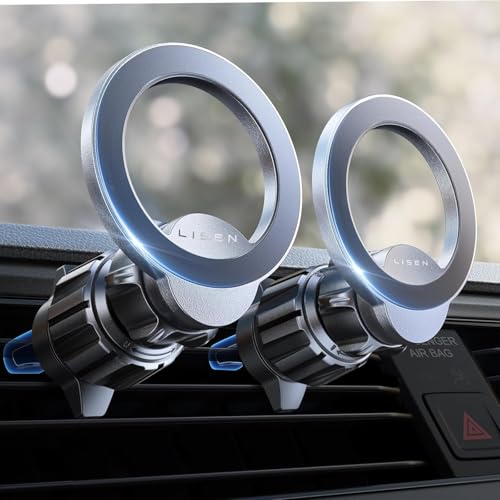 2 Pack MagSafe Car Mount Magnetic Phone Holder