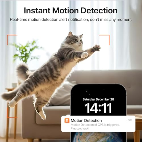 Tenda 2K WiFi Indoor Security Camera with Night Vision