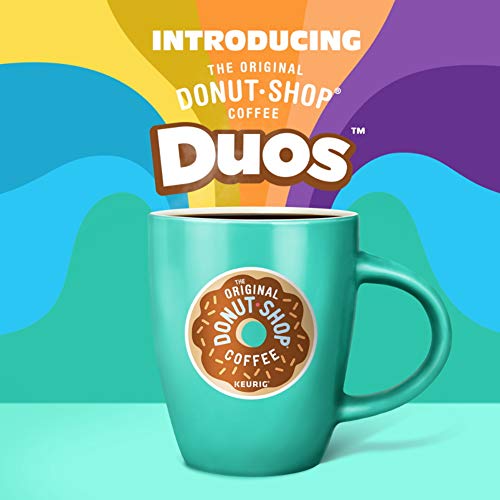 The Original Donut Shop Duos Chocolate Blueberry Coffee, Keurig Single-Serve K-Cup Pods, 72 Count (6 Packs of 12)