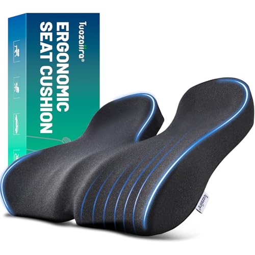 Ergonomic Memory Foam Coccyx Seat Cushion