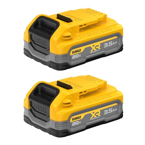 2 Pack DEWALT 20V MAX XR POWERSTACK Batteries