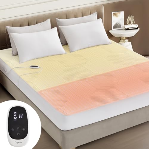 Heated Mattress Pad with Zones, 9 Heat Settings Twin