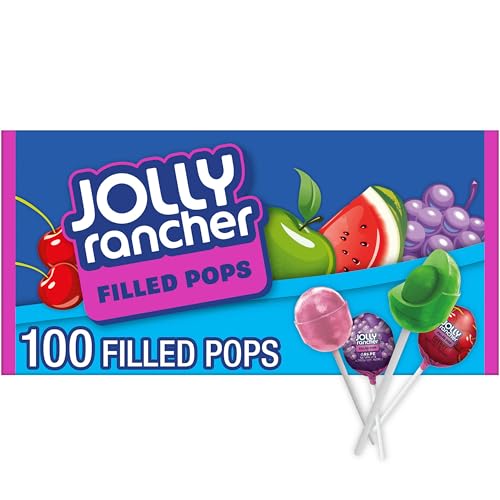 100 Count Jolly Rancher Filled Pops Candy Box