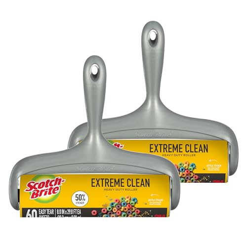 2 Pack Scotch-Brite 50% Stickier Large Lint Rollers