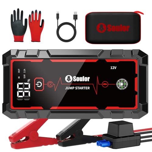 5000A Portable Car Battery Jump Starter