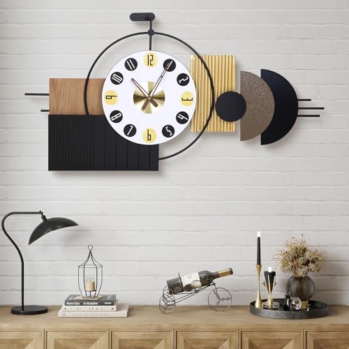Large Modern Silent Non-Ticking Wall Clock