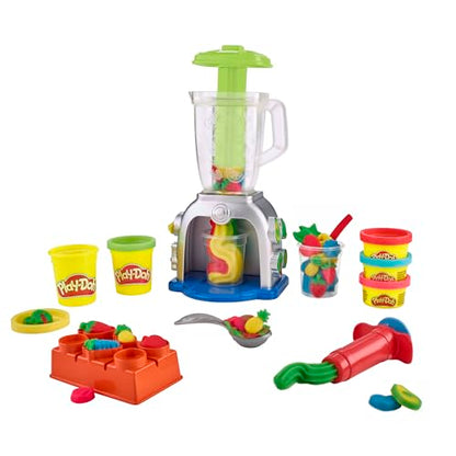 Play-Doh Swirlin' Smoothies Toy Blender Playset, Play Kitchen Appliances, Kids Arts and Crafts Toys for 3 Year Old Girls and Boys and Up