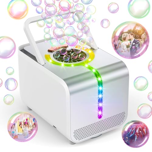 Automatic Bubble Machine, LED, High Output, Kids Parties
