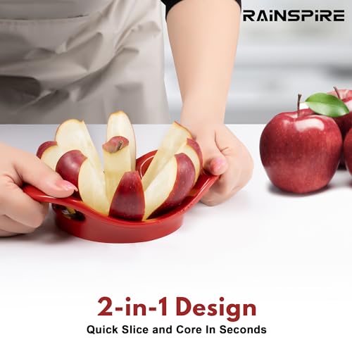Rainspire 8-Slice Apple Cutter with Stainless Steel Blades