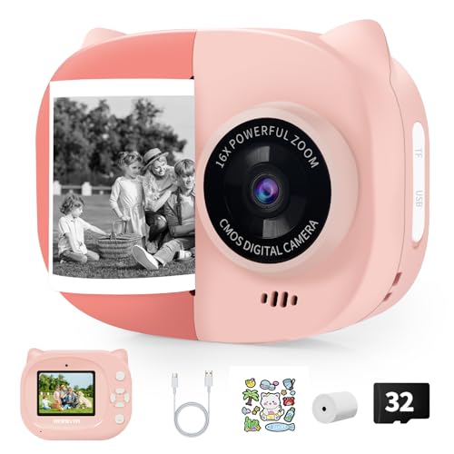 1080P Instant Print Kids Camera Video Recorder