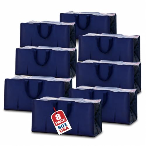 8 Pack Heavy Duty Extra Large Moving Bags