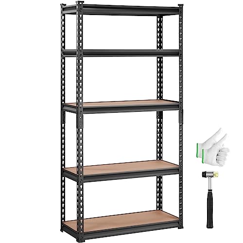 VEVOR 5-Tier Heavy Duty Metal Storage Shelving