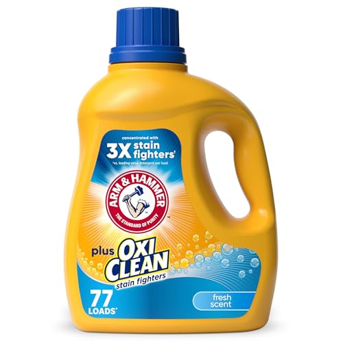 77 Loads Arm & Hammer OxiClean Liquid Laundry Detergent