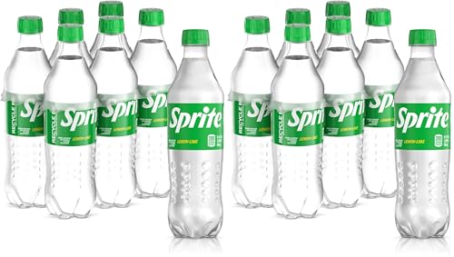 12 Pack Sprite Lemon-Lime Soda, 16.9 fl oz Bottles