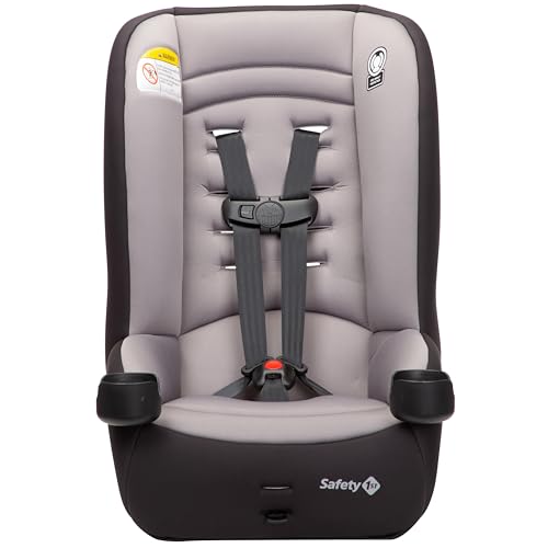 Safety 1st Jive 2-in-1 Convertible Car Seat, Rear Facing Car Seats for Babies (5-40 lbs, 19-40"), Forward Facing Carseat for Toddlers (22-65 lbs, 29-49"), Black Fox