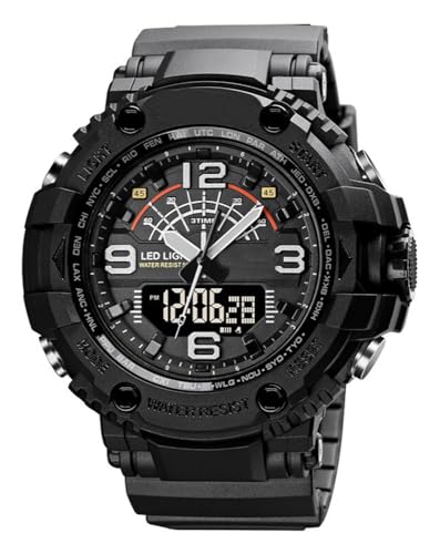YOOTEN Mens Waterproof Analog Digital Sports Watch