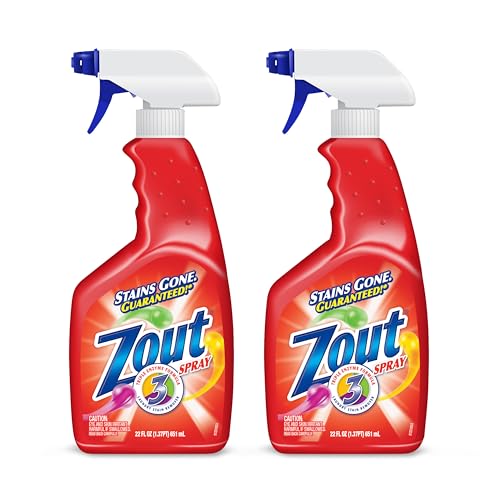 2 Pack Zout Triple Enzyme Laundry Stain Remover Spray