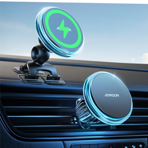 JOYROOM MagSafe Car Mount Charger, 15W Fast Wireless Charging
