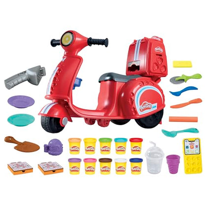 Play-Doh Pizza Delivery Scooter Playset for Kids