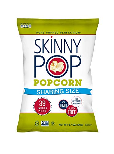 6.7oz SkinnyPop Gluten Free Vegan Popcorn Snack Bag (OU)