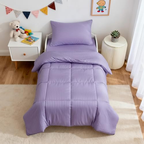 4 Piece Toddler Crib Bedding Set with Comforter