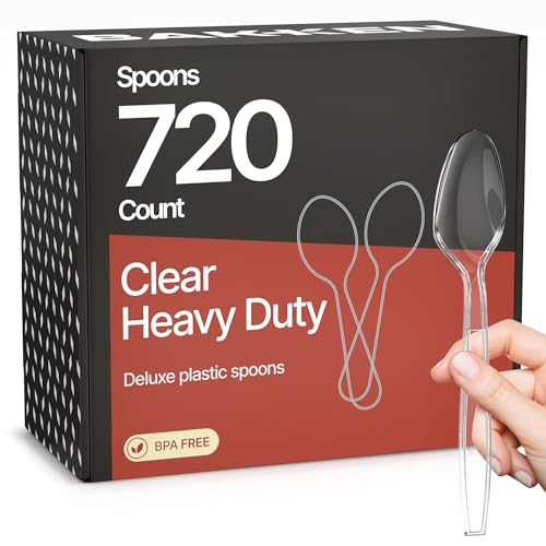 720 Piece Heavy Duty Disposable Plastic Cutlery Set
